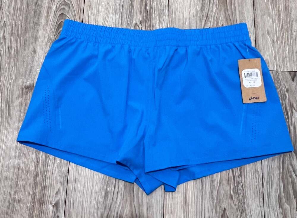 Asics Women's 2-in-1 Laser Cut Running Shorts with Zip Pocket